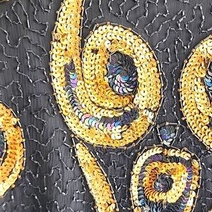 Vintage Sequin and Silk dress